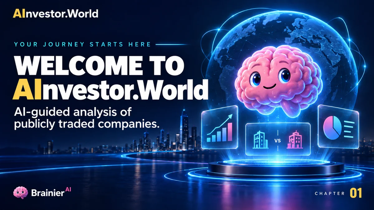 Welcome to AInvestor.World, guided financial research